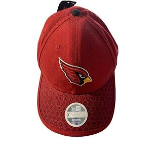NFL Cardinals Womens New Era Sideline Hat Official 9TWENTY Red Bird Logo NEW